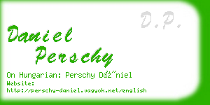 daniel perschy business card